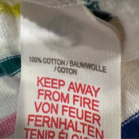 Mini Boden Girls Jersey Stripe Long Sleeve Top Tunic Ruffle Hem Sz 11-12 Yrs - Picture 9 of 10